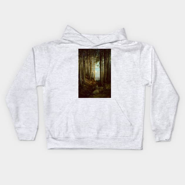 Alpine Scene by Gustave Dore Kids Hoodie by Classic Art Stall